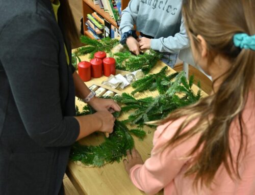 Adventi koszorú készítés